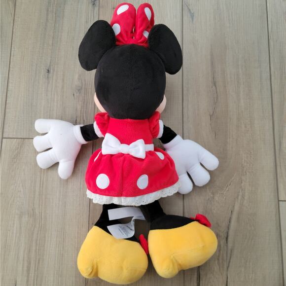 Disney Store Minnie Mouse Red Polka Dot Dress 20" Plush - Picture 9 of 10